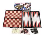 OBL934601 - 无磁国际象棋+双陆棋+国际跳棋3合1