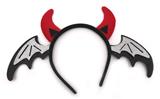 OBL935241 - 牛角头饰加蝙蝠翅膀