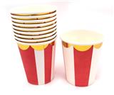 OBL935274 - 烫金节日杯子10装1袋纸杯