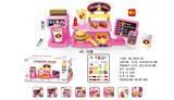 OBL935601 - 粉色点餐机配汉堡咖啡机套装