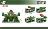 OBL936074 - 惯性军事车 四款混