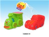 OBL936871 - 搪胶火车头,汽车(带B响)2款混装