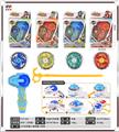 OBL939644 - 合金灯光陀螺枪套装