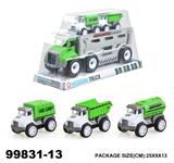 OBL940313 - 惯性环卫车载3只回力车子