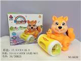 OBL943667 - 电动松鼠推鼓 带灯光音乐