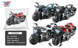 OBL944813 - 1：32 合金大魔鬼摩托车回力