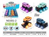 OBL944979 - 惯性六轮碰撞车12只/盒