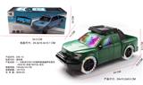 OBL945787 - 1：16电动万向F150福特猛禽仿真越野车+3D灯光音乐+七彩四轮灯光