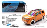 OBL945794 - 1：16电动万向路虎仿真越野车+3D灯光音乐+七彩四轮灯光  包电3.7V锂电+USB充电