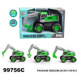 OBL946686 - 灯光音乐惯性农夫工程车