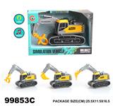 OBL946688 - 灯光音乐惯性工程车