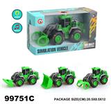 OBL946750 - 灯光音乐惯性农夫工程车