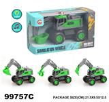 OBL946752 - 灯光音乐惯性农夫工程车