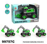 OBL946758 - 灯光音乐惯性农夫工程车