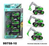 OBL946846 - 3只装惯性农夫工程车