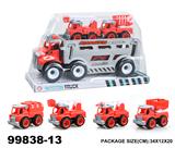 OBL946933 - 惯性消防车载3只滑行车子