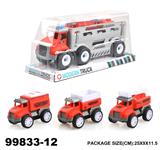 OBL946969 - 惯性消防车载2只回力车