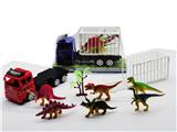 OBL947274 - 惯性拖头车载笼子3恐龙