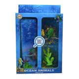 OBL947375 - 海洋动物(10只装)带地图