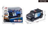 OBL948432 - 悍马警车 回力越野车1:43