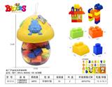 OBL948878 - 大蘑菇罐装大颗粒积木36PCS