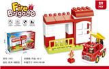 OBL950795 - ABS积木-消防队(29PCS)