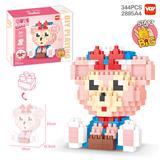 OBL954007 - DIY雪莉玫大颗粒益智积木（344PCS）