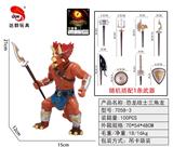 OBL957035 - 搪胶恐龙战士三角龙(随机1武器)