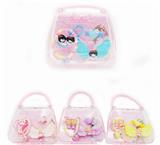 OBL962100 - 手提包饰品套装 (手链+发绳一对+BB发夹+大发夹)