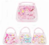 OBL962130 - 手提包饰品套装 (项链+手链+一对发夹)