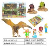 OBL962203 - 侏罗纪世界3:统治-精品版喷漆仿真恐龙套装开窗盒