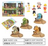 OBL962208 - 侏罗纪世界3：统治-精品版喷漆仿真4套恐龙宝宝+4只人仔套装开窗盒