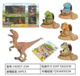 OBL962215 - 侏罗纪世界3：统治-精品版喷漆仿真大小恐龙套装开窗盒