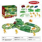 OBL962271 - 侏罗纪世界3:统治-越野色恐龙拼装轨道电动车