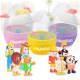 OBL962284 - 侏罗纪世界3：统治-灯光音乐盒旋转台+4只人偶模型套装