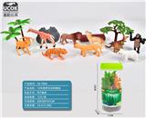 OBL963999 - 13件套野生动物桶装