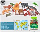 OBL964010 - 30件套野生动物桶装