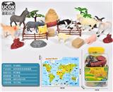 OBL964011 - 30件套牧场动物桶装