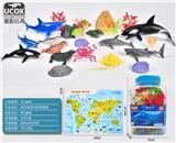 OBL964013 - 30件套海洋动物桶装