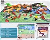 OBL964025 - 60件套恐龙世界桶装(带无纺布地图)