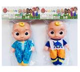 OBL968426 - 8寸全身搪胶cocomelon西瓜校巴JJ超级宝贝带音乐