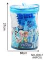 OBL968644 - 冰雪公主椭圆型手提袋（大约68PCS 360克）