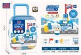 OBL968897 - 手拉箱航空积木(12PCS)