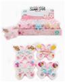 OBL969855 - 蝴蝶飘带盒饰品系列 发夹+戒指+发绳一对 12PCS