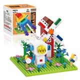 OBL972032 - 微颗粒积木-太空游乐园(277PCS)