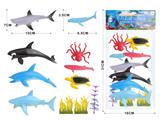 OBL974076 - 11pcs 海洋动物套装
4只6.5寸+4只2.5寸+3草
