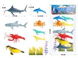 OBL974079 - 11pcs 海洋动物套装
4只6.5寸+4只2.5寸+3草