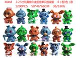 OBL974302 - 2-2.5寸玩具熊午夜后宫单只 胶袋装 6（各3色）款