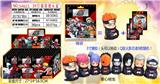 OBL974312 - 3寸搪胶Q版火影忍者（头可以转动）单只+3张卡片 锡袋装 24只锡袋装展示盒  卡片和8款公仔随机