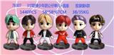 OBL974335 - 3寸防弹少年团公仔单只+底座 胶袋装6款